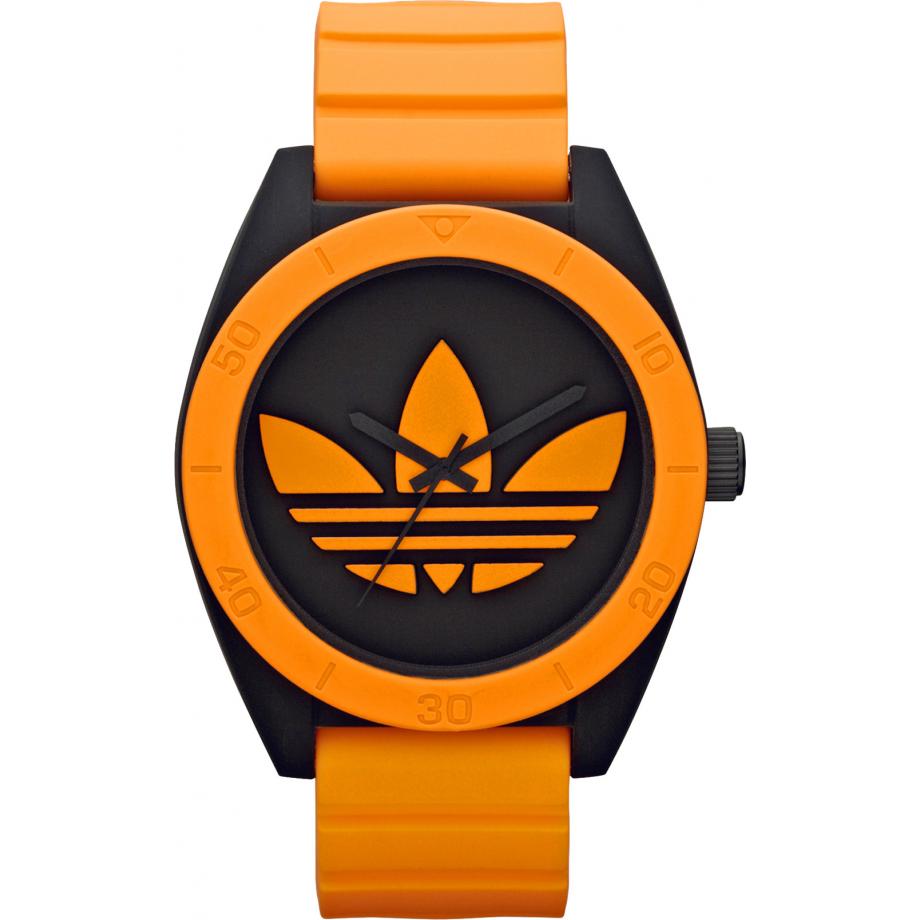 orange adidas watch