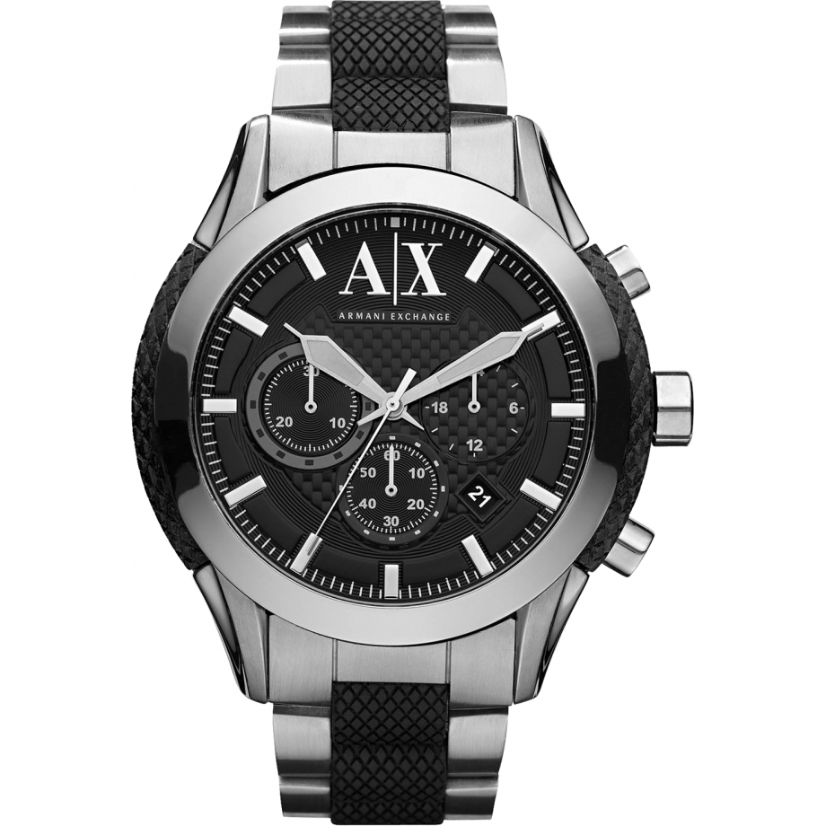 armani exchange chronograph watch instructions